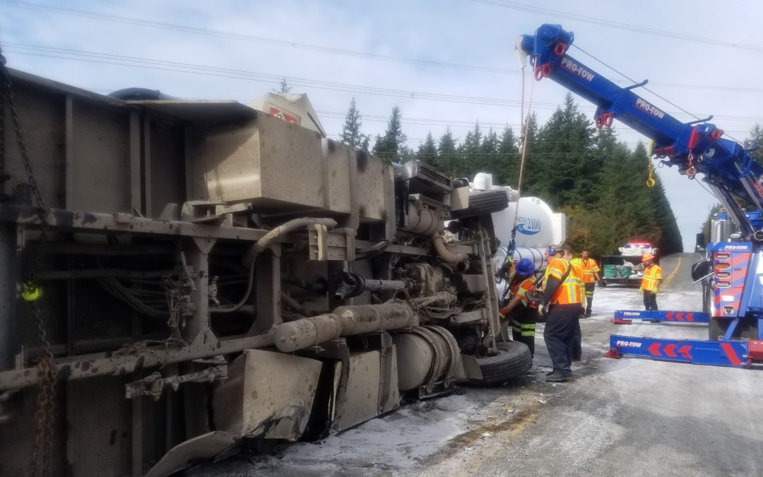 2019-10-12: Semi-Truck Spill Recovery At Tiger Mountain