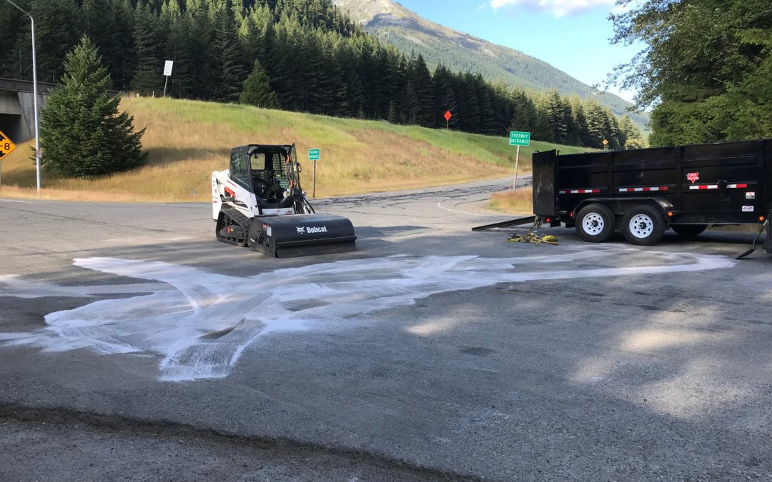 2018-08-08: Diesel Fuel Oil Spill on Snoqualmie Pass, WA