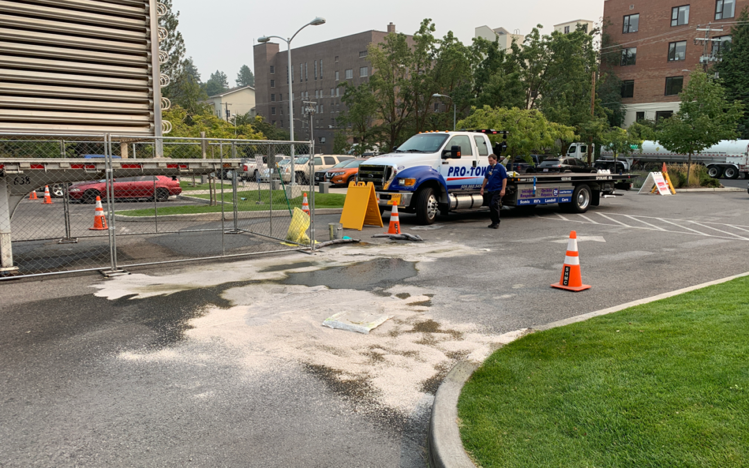 Hydraulic Fuel Spill at Spokane Hospital
