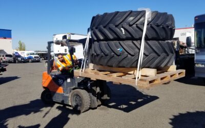 2018-09-28: Lost Load of Tires Requires Load Shift Service