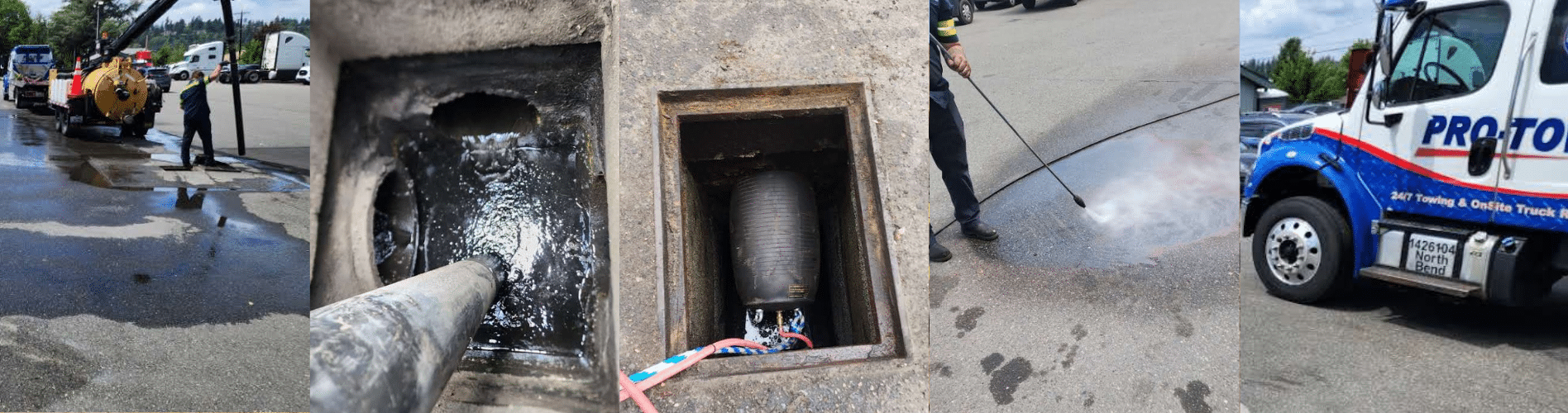 Quick Action Keeps Hydraulic Fluid Spill Out of Storm Drain System