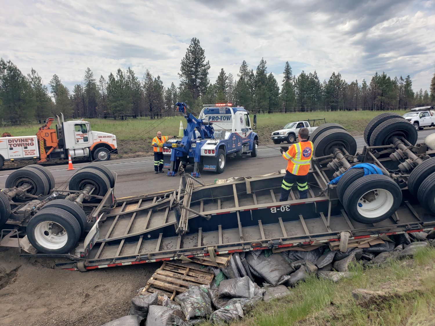 Cargo Spill in Spokane