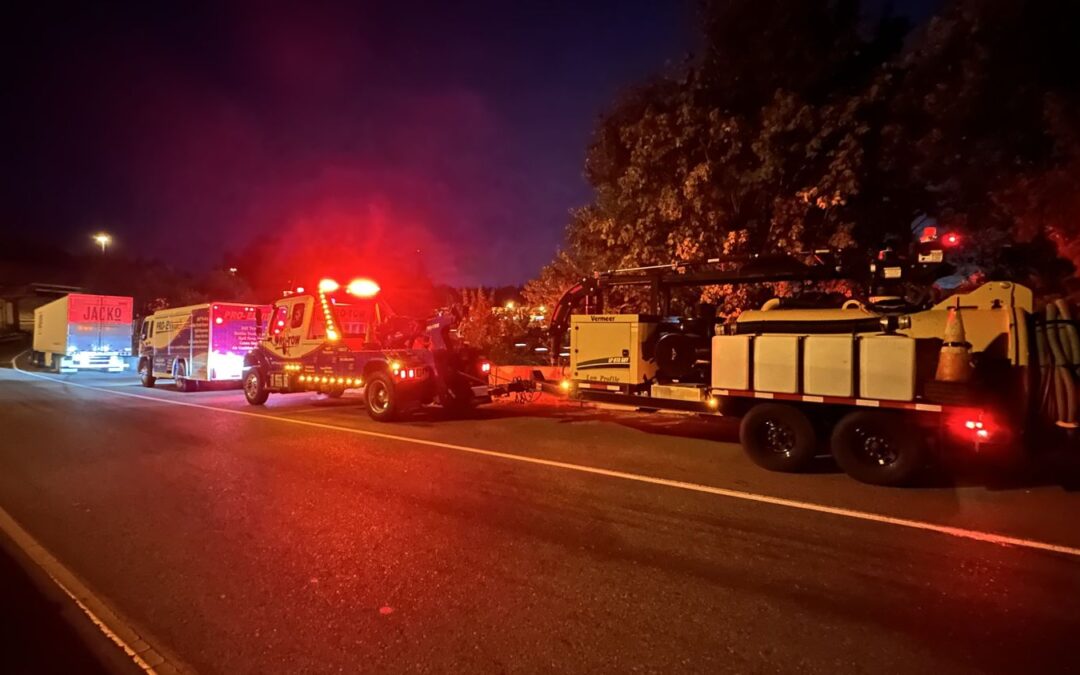 Fuel Spill Cleanup on Highway 18 in Federal Way