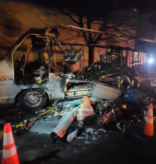 Burnt RV Cleanup in Seattle