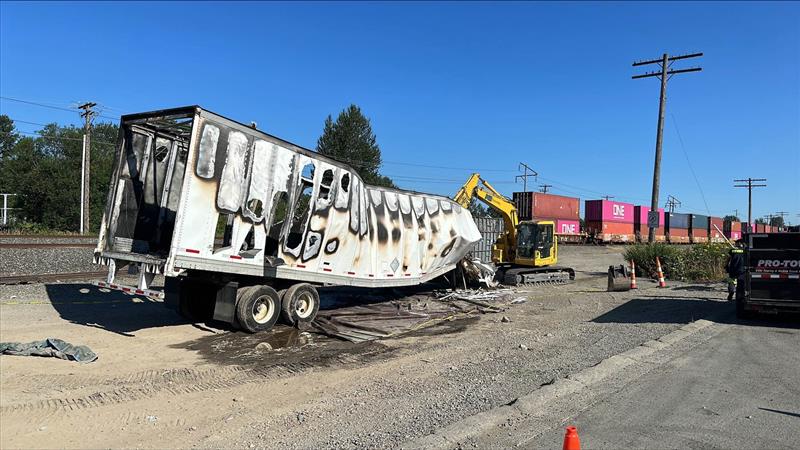 Trailer Fire Cleanup Trailer Fire Cleanup