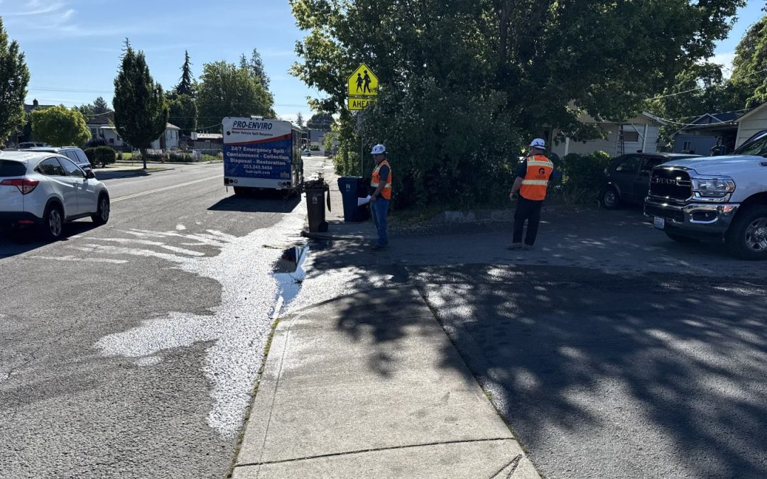 diesel spill in spokane