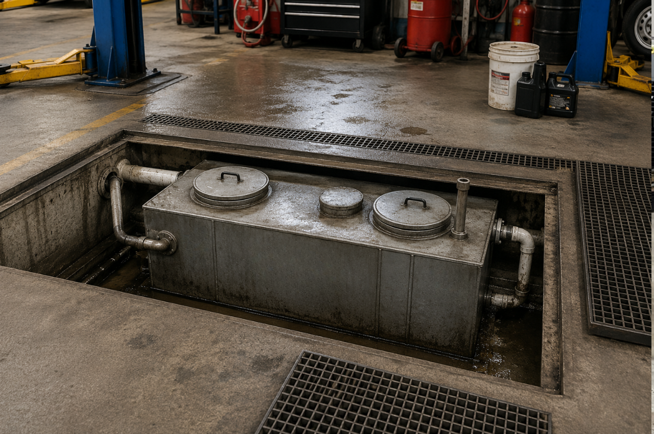 waste oil-water separator maintenance