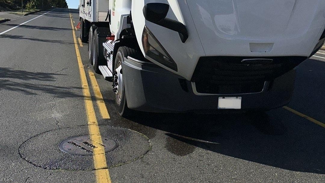 coolant puddle